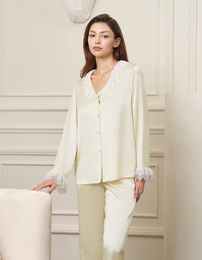 Premium Silk Pajama Set